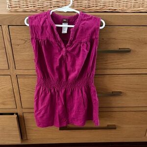 Tea Collection Magenta Sleeveless Blouse